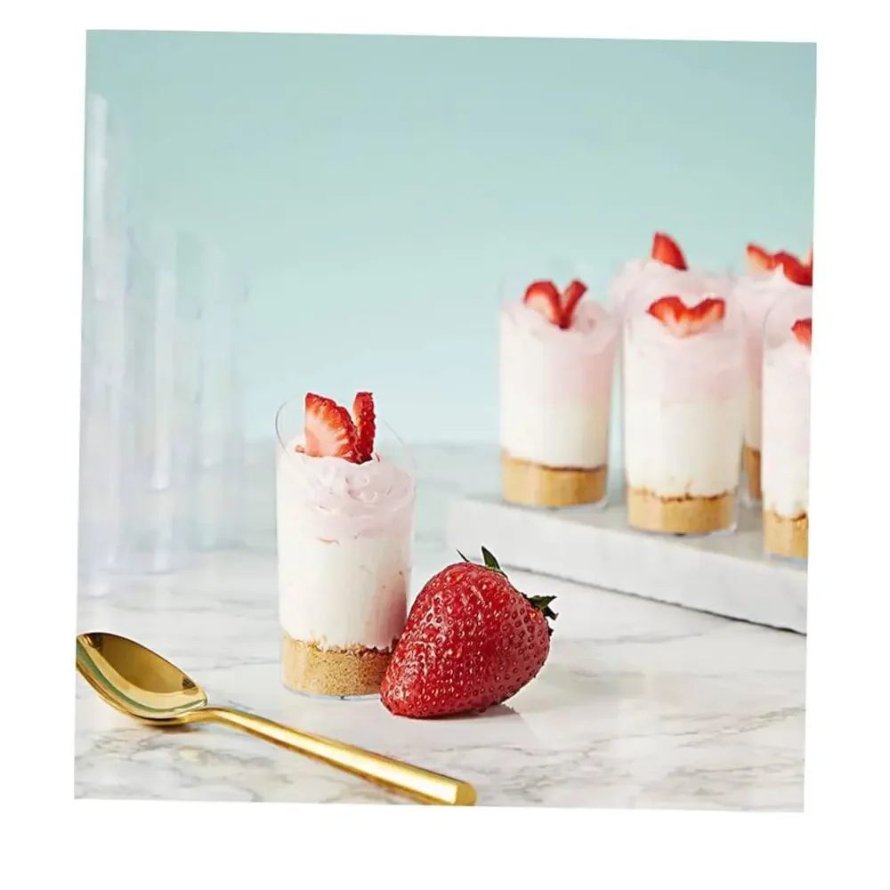 35 Pack Mousse Dessert Cups Elegant Tiramisu‎ Party Supplies Multi-use Cup Spoon